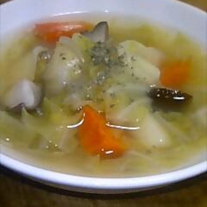 レンズ豆入り☆コトコト野菜のスープ